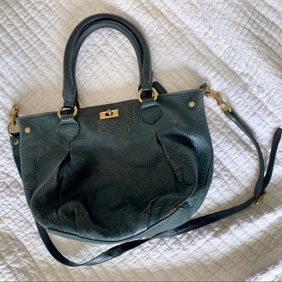 J. Crew Handbags - JCrew Forest Green Leather Purse